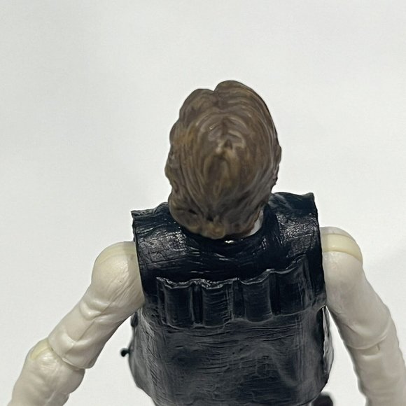 Vintage 2004 Hasbro Star Wars Saga Collection Han Solo Endor Figure Trench Coat - Picture 7 of 16